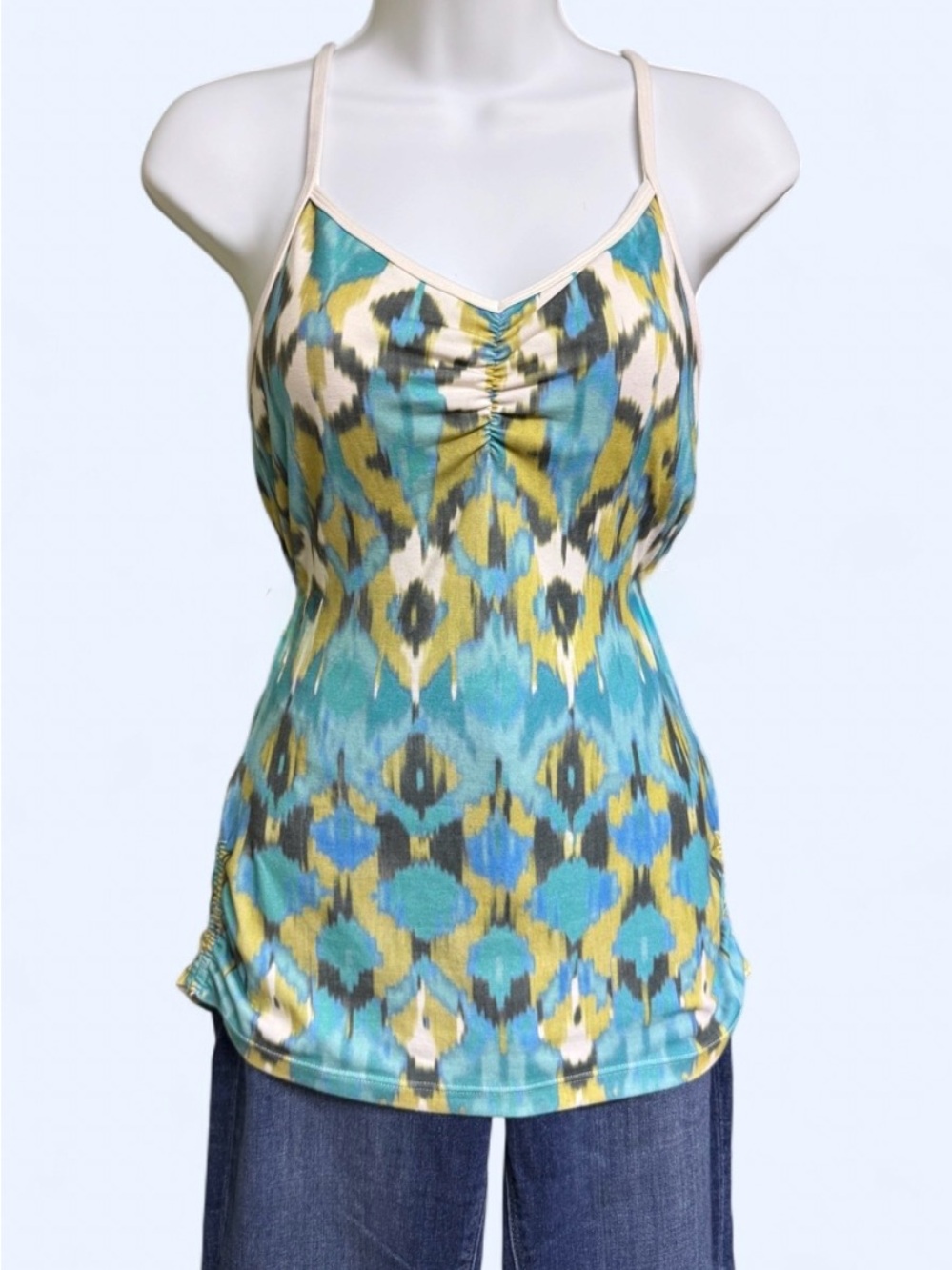Prana Coastal Tank Shelf Bra Size Small Bohochic